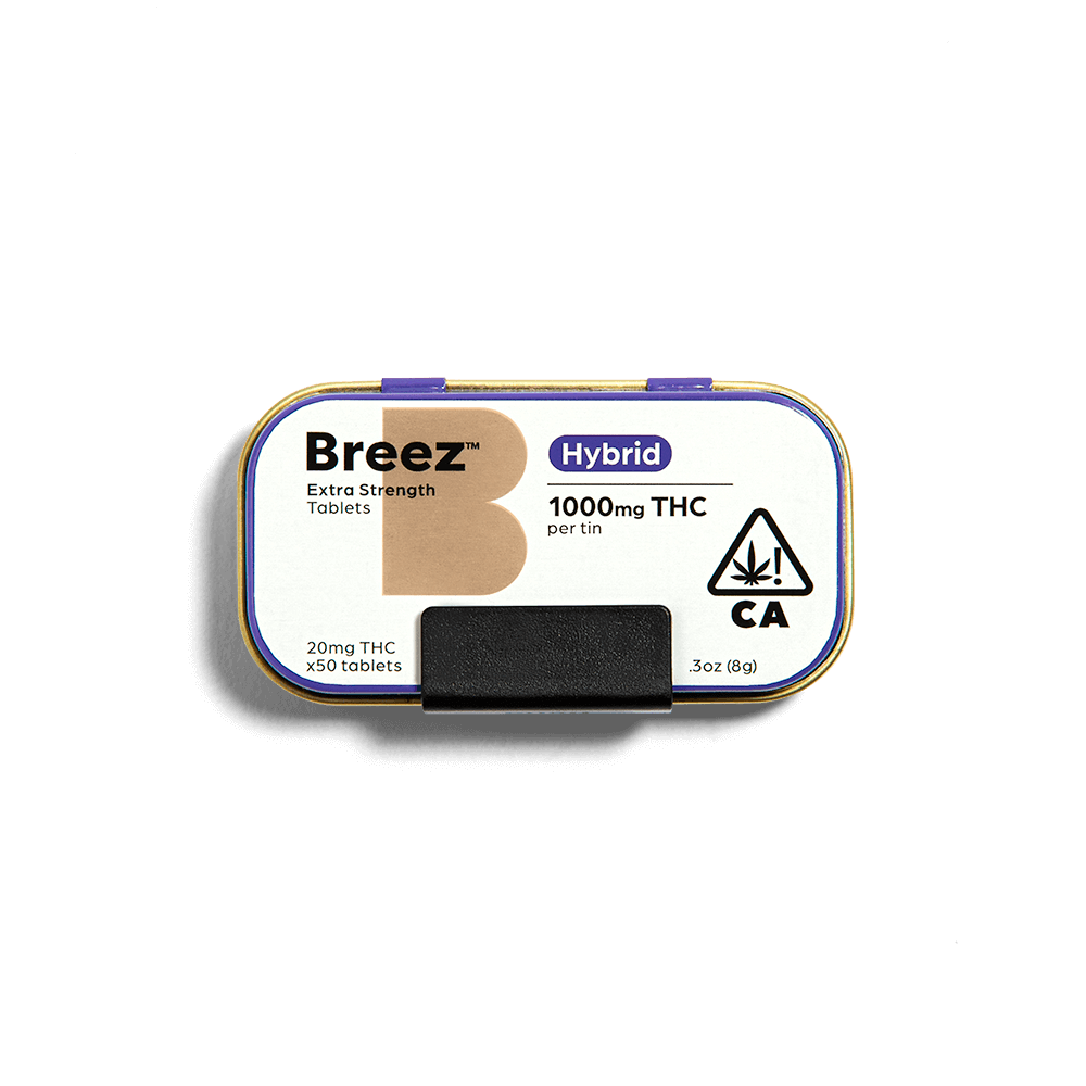 Breez | Extra Strength | Hybrid Tablet Tin | 1000mg
