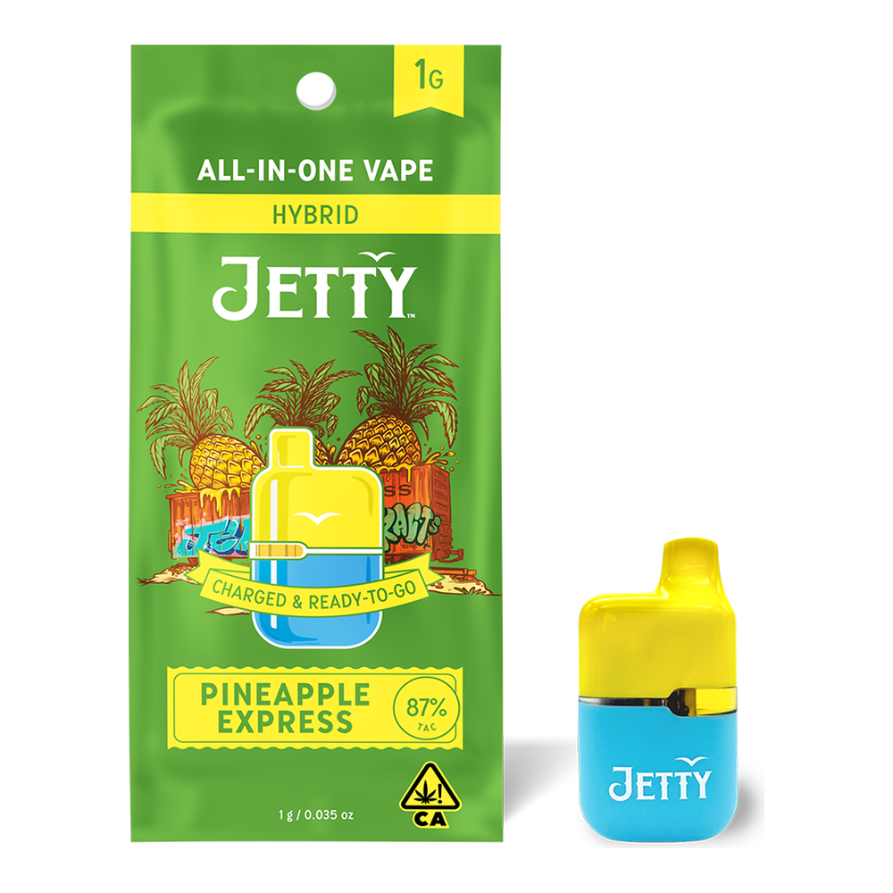 Jetty Extracts | Pineapple Express | Gold All-In-One Vape | 1g
