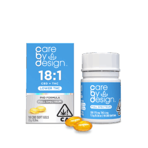 Care By Design | 18:1 | Full Spectrum CBD | Soft Gels | 10pk | 6mg