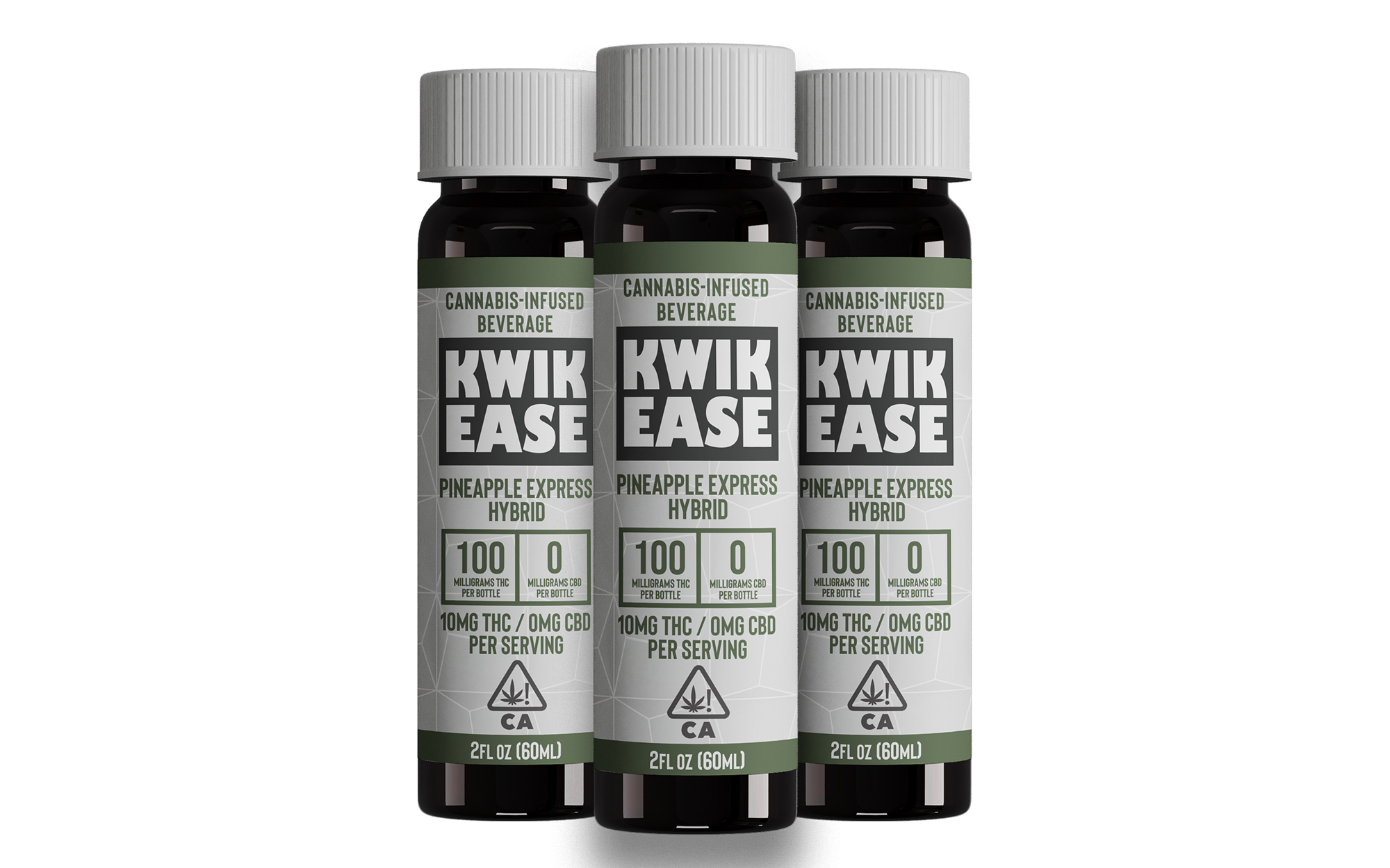 Kwik Ease | Pineapple Express | Cannabis Infused Beverage Shot | 100mg