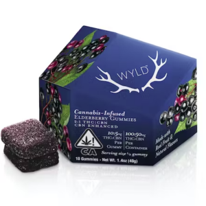 Elderberry 2:1 THC:CBN Gummies (100mg)