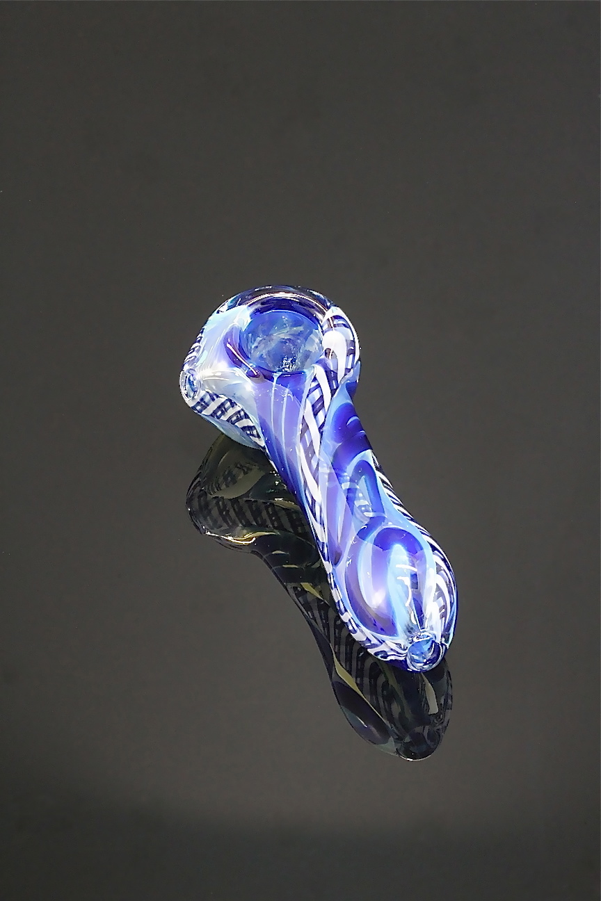 #26 CA Made Handblown Color Changing Large Glass Pipe