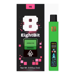 8Bit | Jungle OG | Live Rosin Infused All-In-One Vape | 1g
