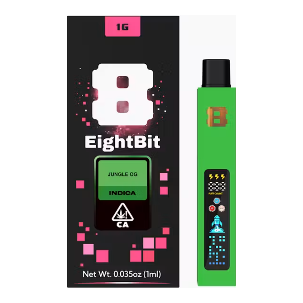 8Bit | Jungle OG | Live Rosin Infused All-In-One Vape | 1g