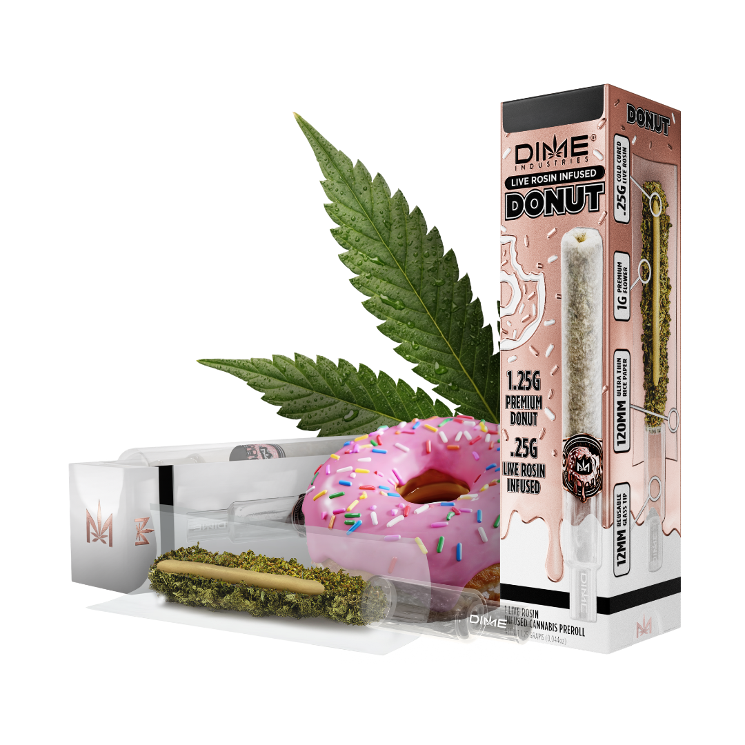 Dime Industries | MOB x Triple Sour | Donut | Live Rosin Infused Pre-Roll | 1.5g