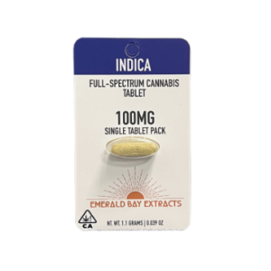 Emerald Bay Extracts | Mule Fuel | RSO Indica Single Tablet | 100mg
