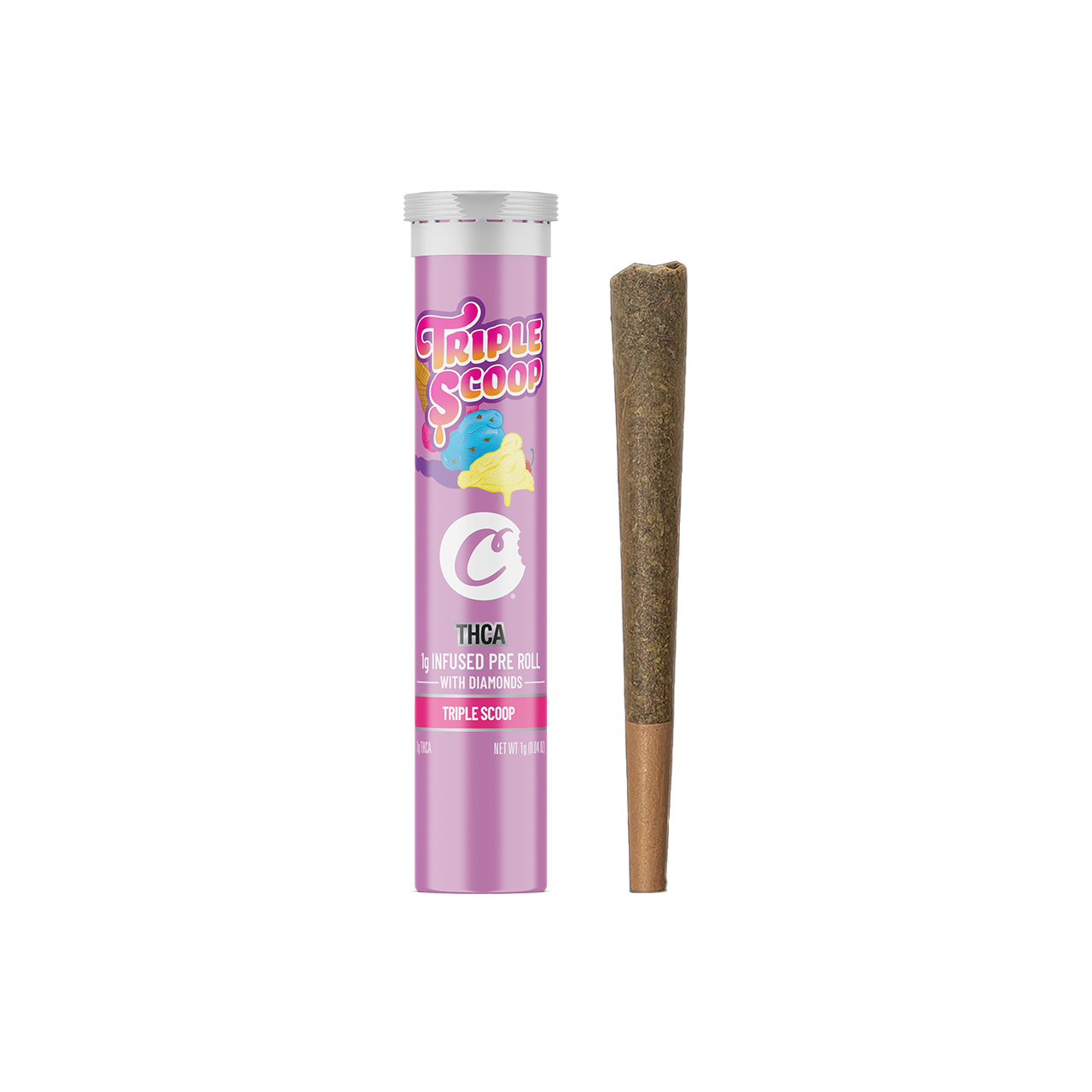 Cookies - Triple Scoop Infused Pre-Roll (1g)