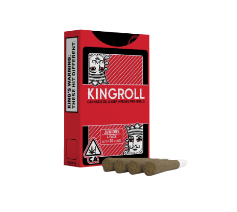 KingRoll | Mimosa x Cali-O | JR Oil & Kief Infused Pre-Roll 4pk | 3g