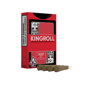 KingRoll | Blue Dream x Maui Wowie | JR Oil & Kief Infused Pre-Roll 4pk | 3g