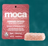 MOCA | Sour Strawberry | Single Gummy | 100mg