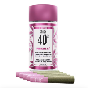 Pink Acai 40's Infused Pre-Roll 5pk (2.5g)