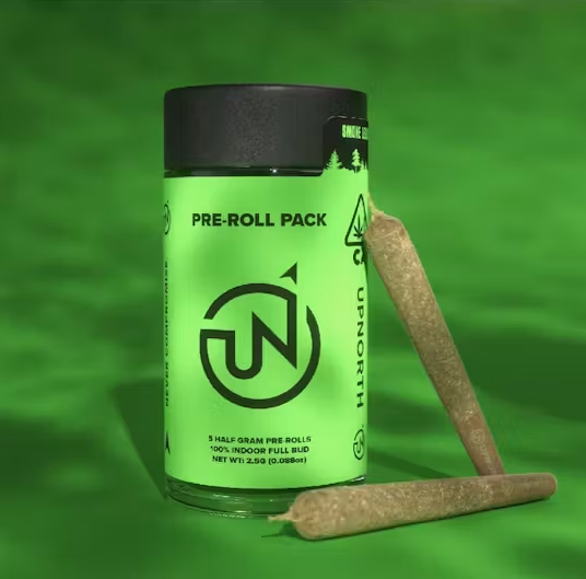UpNorth Humboldt | Bubba Kush | Indoor Pre-Roll 5pk | 2.5g