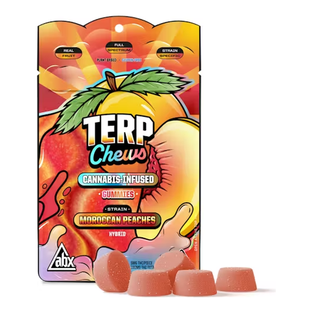 AbsoluteXtracts | Terp Chews | Moroccan Peaches | Gummies | 100mg