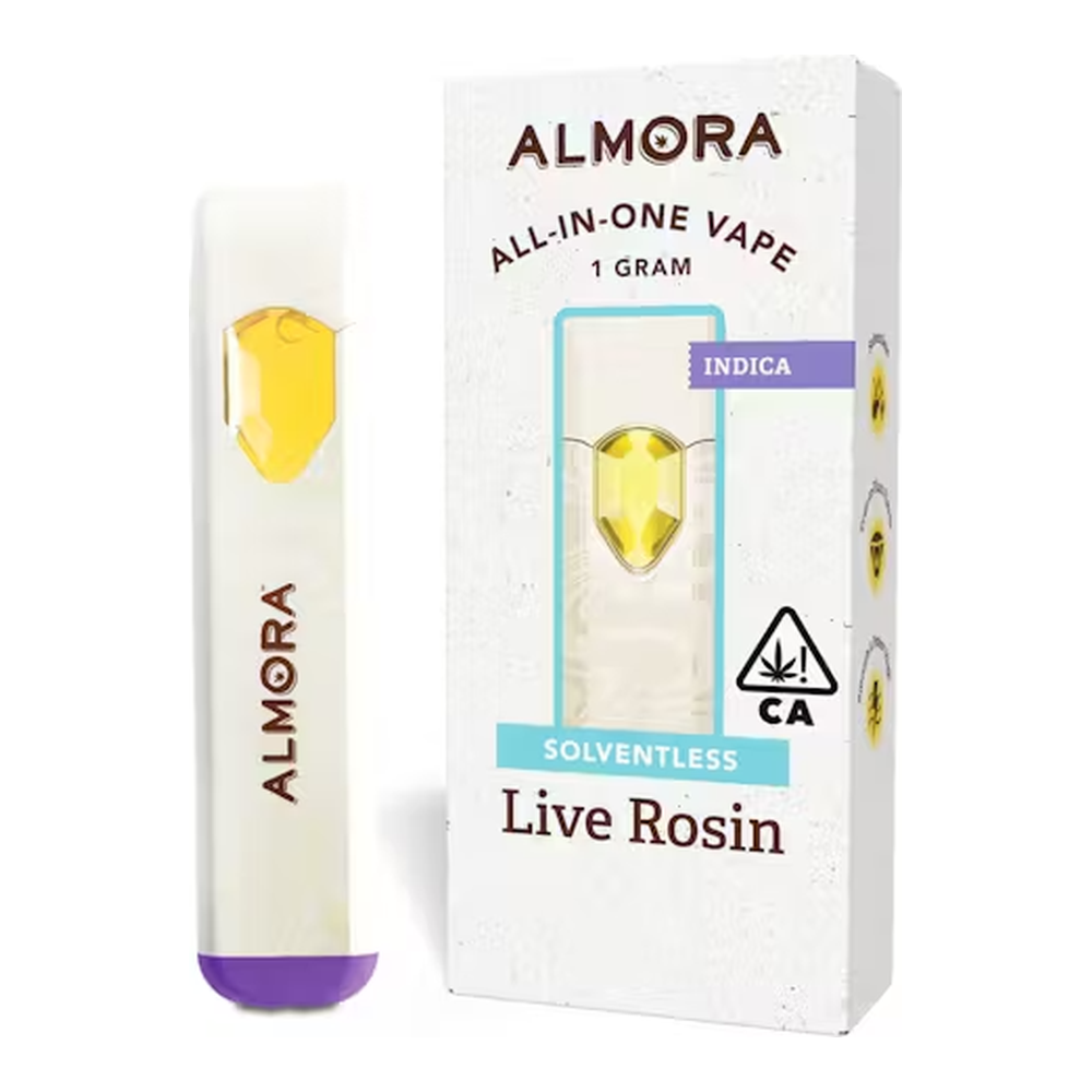 Almora Farm | Master Kush | Live Rosin All-In-One Vape | 1g