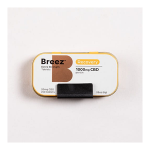 Breez | Recovery | CBD Tablet Tin | 40mg