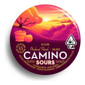 Camino | Sours Orchard Peach 1:1 | Balance | CBD Gummies | 10pk | 100mg