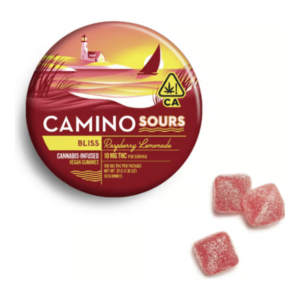 Camino Sours | Raspberry Lemonade | Bliss | Gummies | 10pk | 100mg