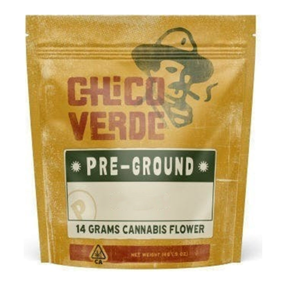 Chico Verde | White Durban | Greenhouse Pre-Ground Flower | 1/2oz