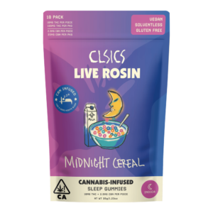 CLSICS | Midnight Cereal Crunch | Live Rosin CBN Sleep Gummies | 100mg
