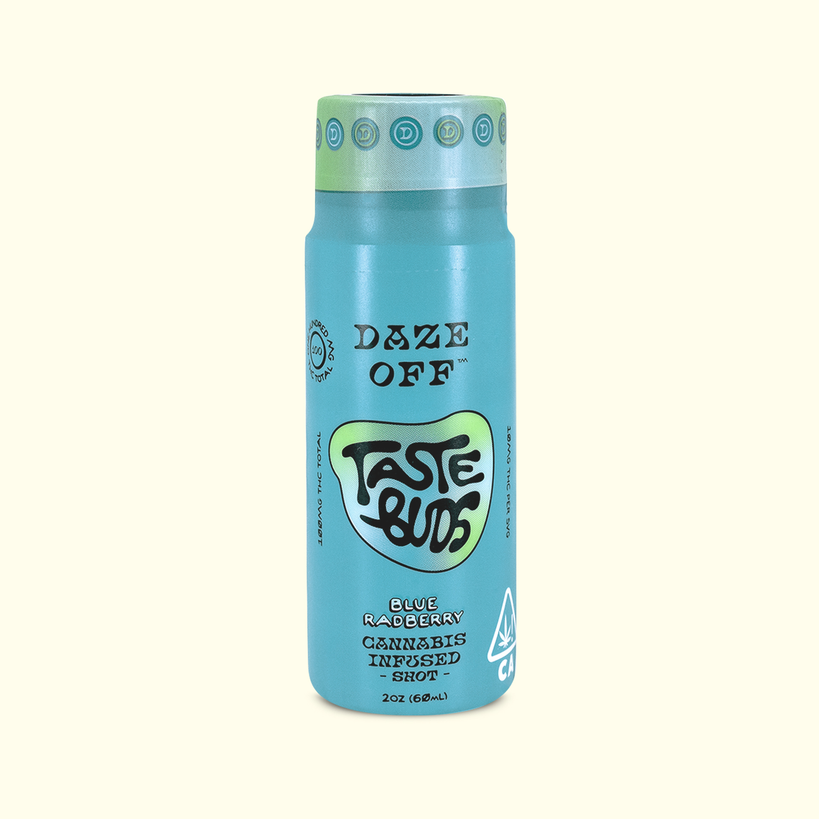 Daze Off | Blue Radberry | Taste Buds Infused Drink Shot | 100mg