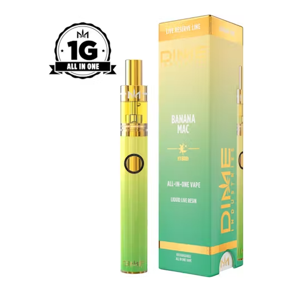 Dime Industries | Banana Mac | Live Reserve All-In-One Vape | 1g