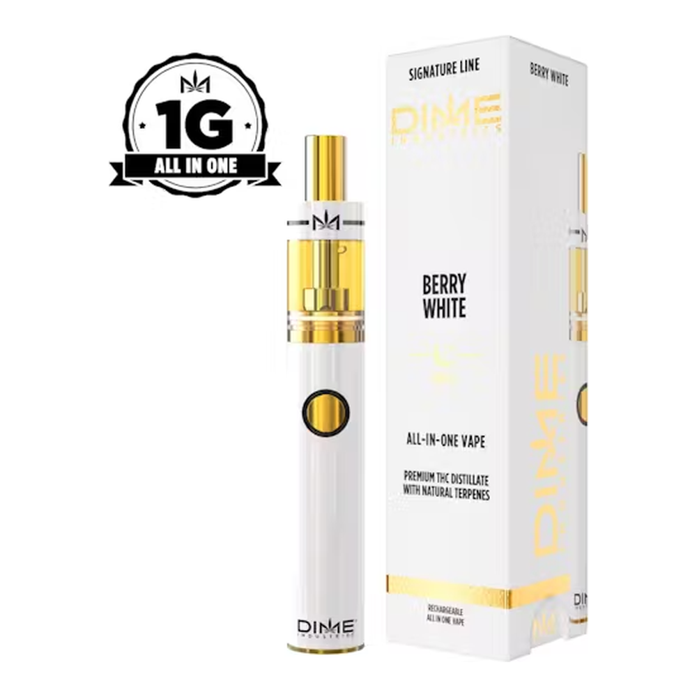 Dime Industries | Berry White | All-In-One Vape | 1g