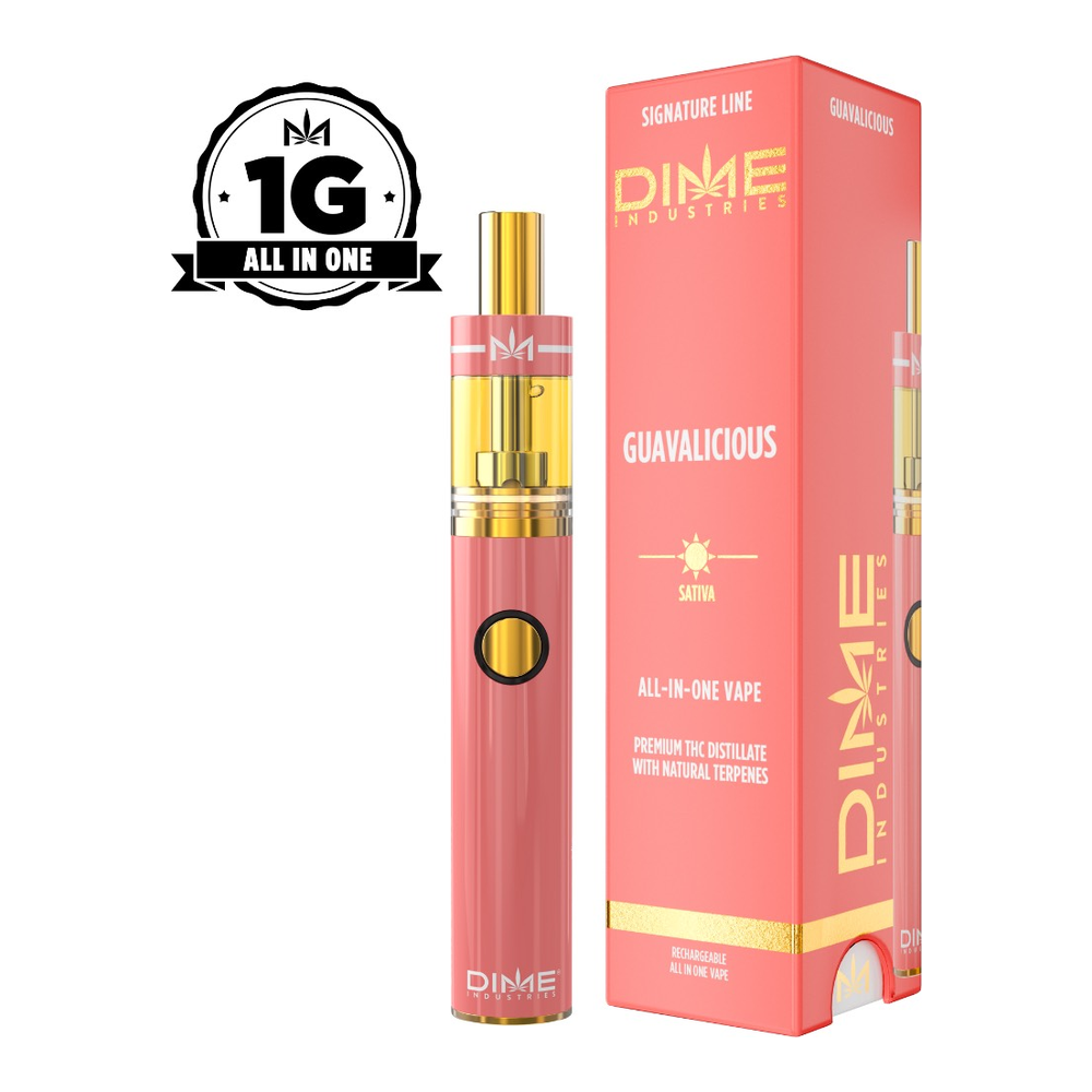 Dime Industries | Guavalicious | All-In-One Vape | 1g