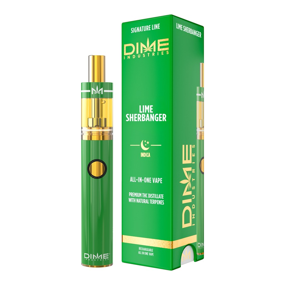 Dime Industries | Lime Sherbanger | All-In-One Vape | 1g