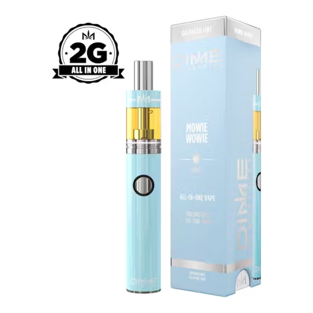 Dime Industries | Mowie Wowie | THCV: CBD : THC | Balanced All-In-One Vape | 2g