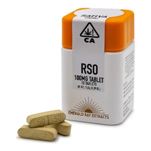 Bolinas 100mg : 10pk RSO Full Spectrum Tablets (1000mg)