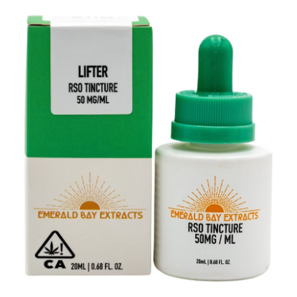 Emerald Bay Extracts | Lifter High CBD 29:1 | Full Spectrum RSO Tincture | 20ml | 1000mg