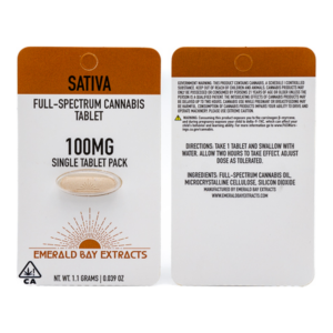 Emerald Bay Extracts | Super Lemon Haze | RSO Hyrbid Single Tablet | 100mg
