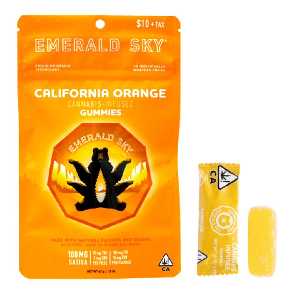 Emerald Sky | California Orange | Gummy | 100mg