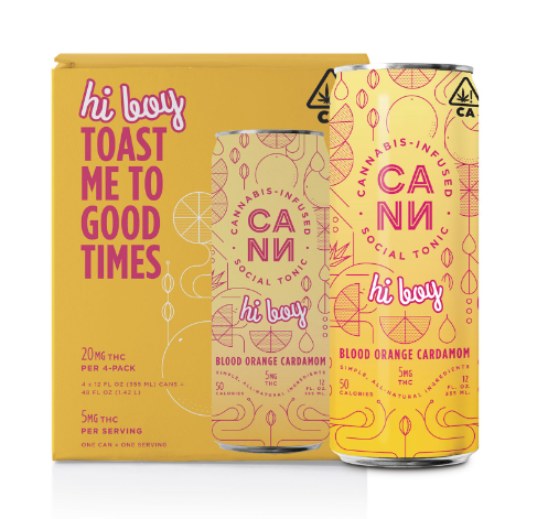 CANN | Hi-Boys | Blood Orange Cardamom | 4pk