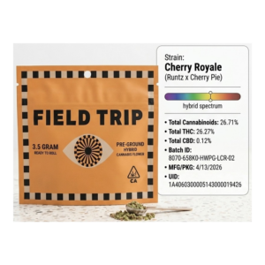 Field Trip | Cherry Royale | Pre-Ground Sungrown Flower | 3.5g