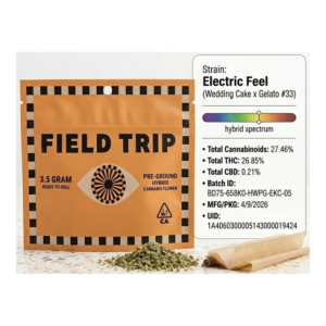 Field Trip | Electric Feel | Pre-Ground Sungrown Flower | 3.5g