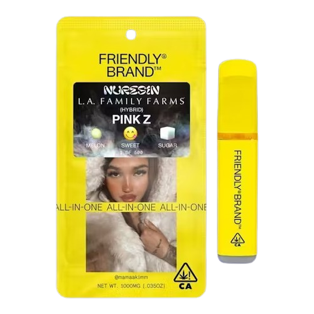 Friendly Brand | Pink Z | Live Resin All-In-One Vape | 1g