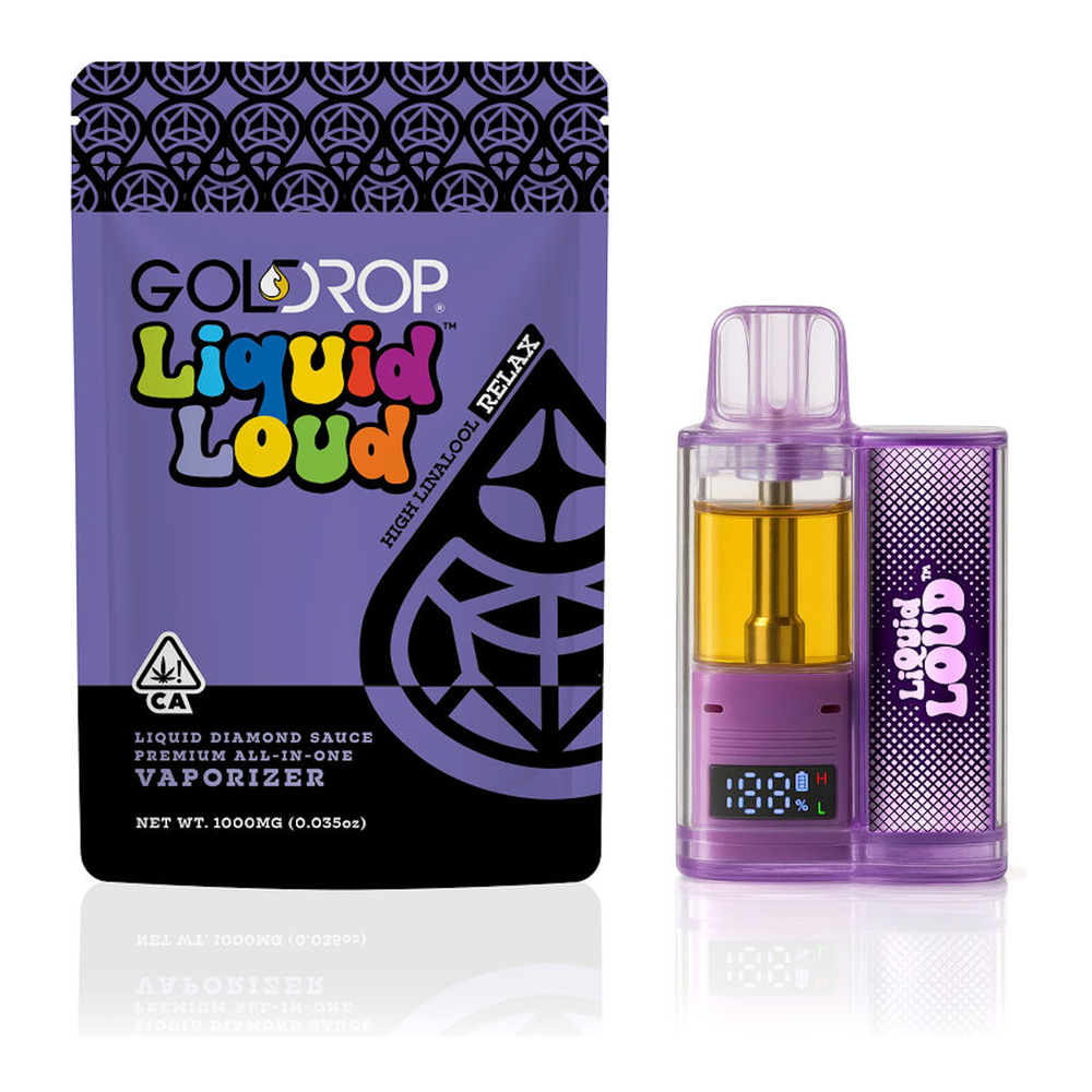 Gold Drop | Black Cherry | Liquid Diamonds Sauce All-In-One Vape | 1.5g