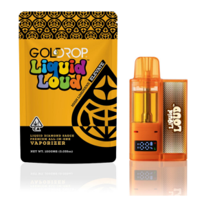 Gold Drop | Sweet Lemon Gelato | Liquid Diamonds Sauce All-In-One Vape | 1.5g