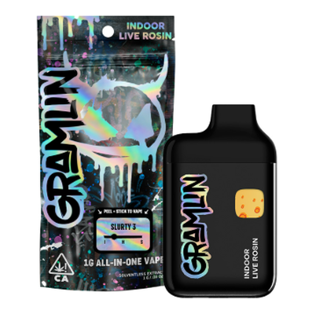 Gramlin | Slurty 3 | Live Rosin All-In-One Vape | 1g