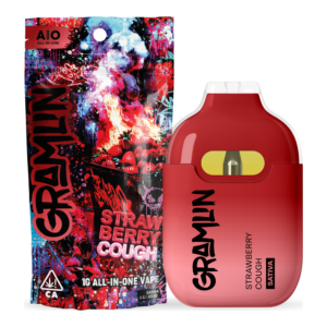 Gramlin | Strawberry Cough | All-In-One Vape | 1g