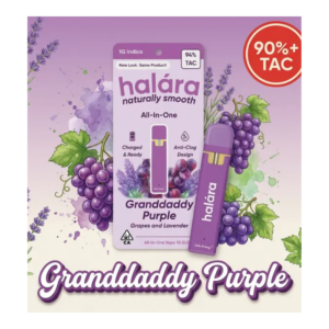Halara | Granddaddy Purple | All-In-One Vape | 1g