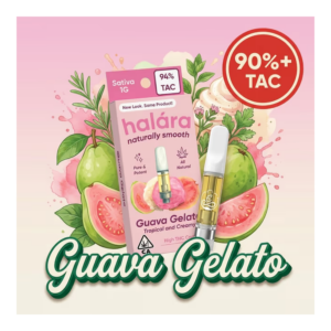 Halara | Guava Gelato | High THC Cartridge | 1g