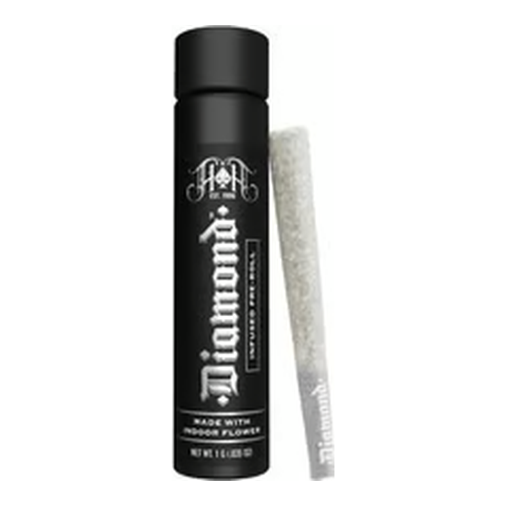 Heavy Hitters | Black Haze | Diamond Infused Pre-Roll | 1g