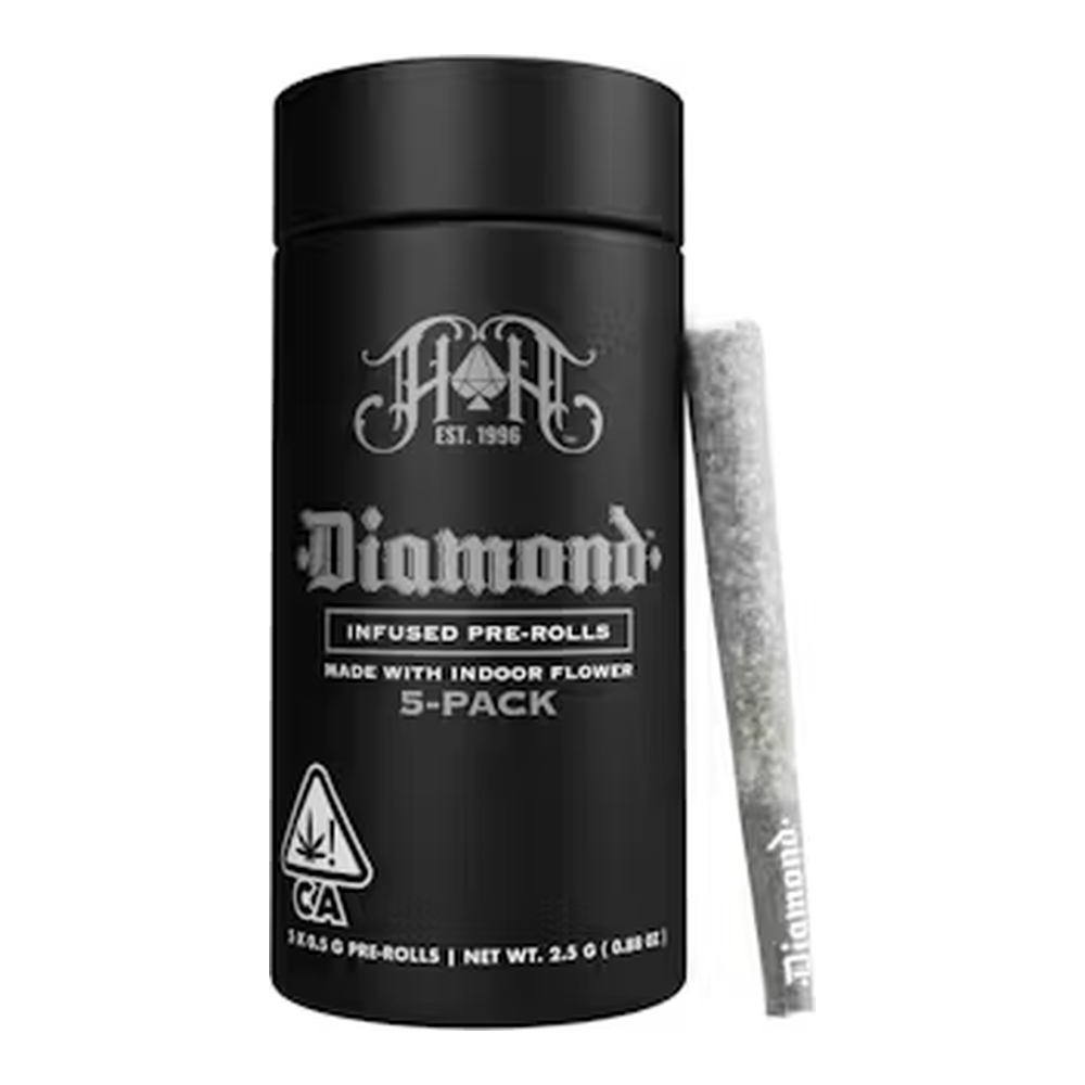 Heavy Hitters | Mountain Mist | Diamond Infused Pre-Roll 5pk | 2.5g