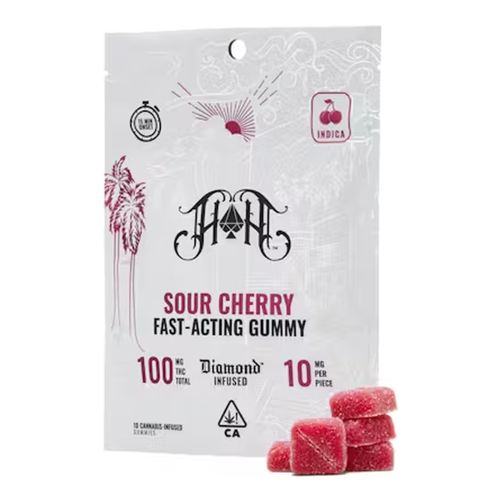 Heavy Hitters | Sour Cherry | Fast Acting Gummies | 100mg