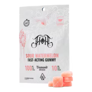 Sour Watermelon Fast Acting Gummies (100mg)