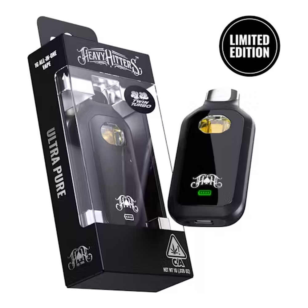 Heavy Hitters | Super Lemon Haze | Ultra Pure | All-In-One Vape | 1g