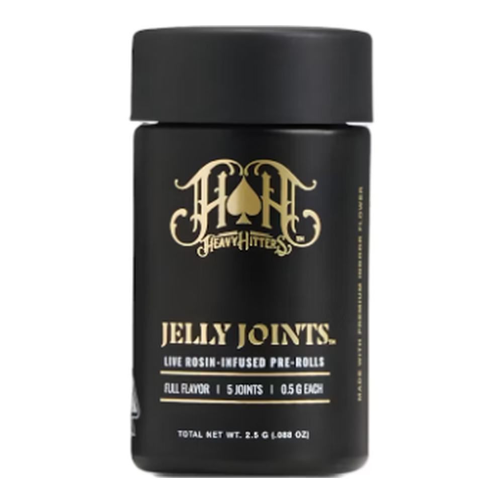 Heavy Hitters | Watermelon Punch x Lemon Limez | Live Rosin Jelly Infused Pre-Roll 5pk | 2.5g