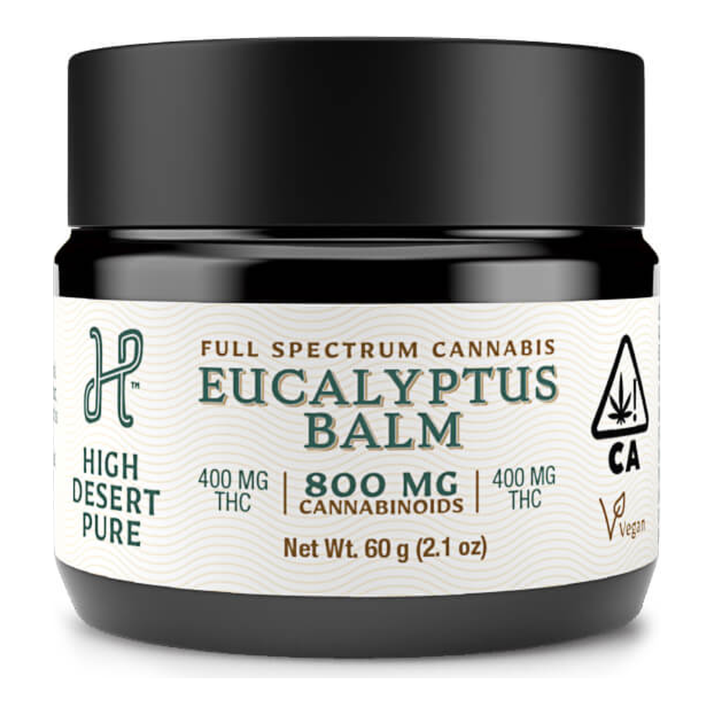 High Desert Pure | Eucalyptus Balm | 1:1 THC:CBD | 450mg